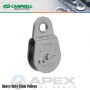 PULLEY, HD SGL RGD EYE 3" S.S.