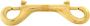 163B DOUBLE ENDED BRASS SNAP