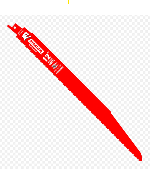SAWZALL BLADE 12" X 1" X 8/10T