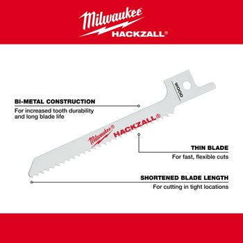 SAWZALL BLADE 6" 4/6 TPI
