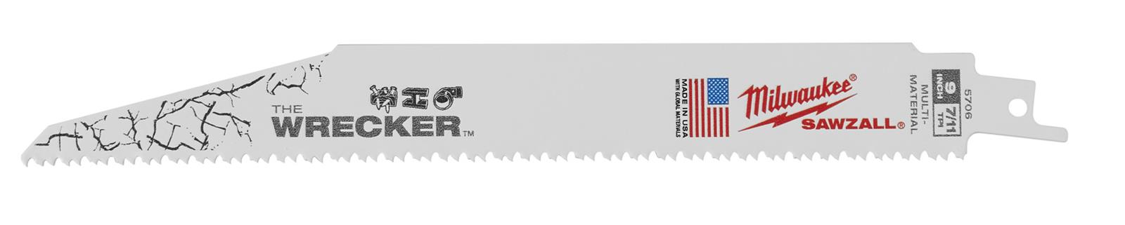 SAWZALL BLADE 9" 8TPI WRECKER