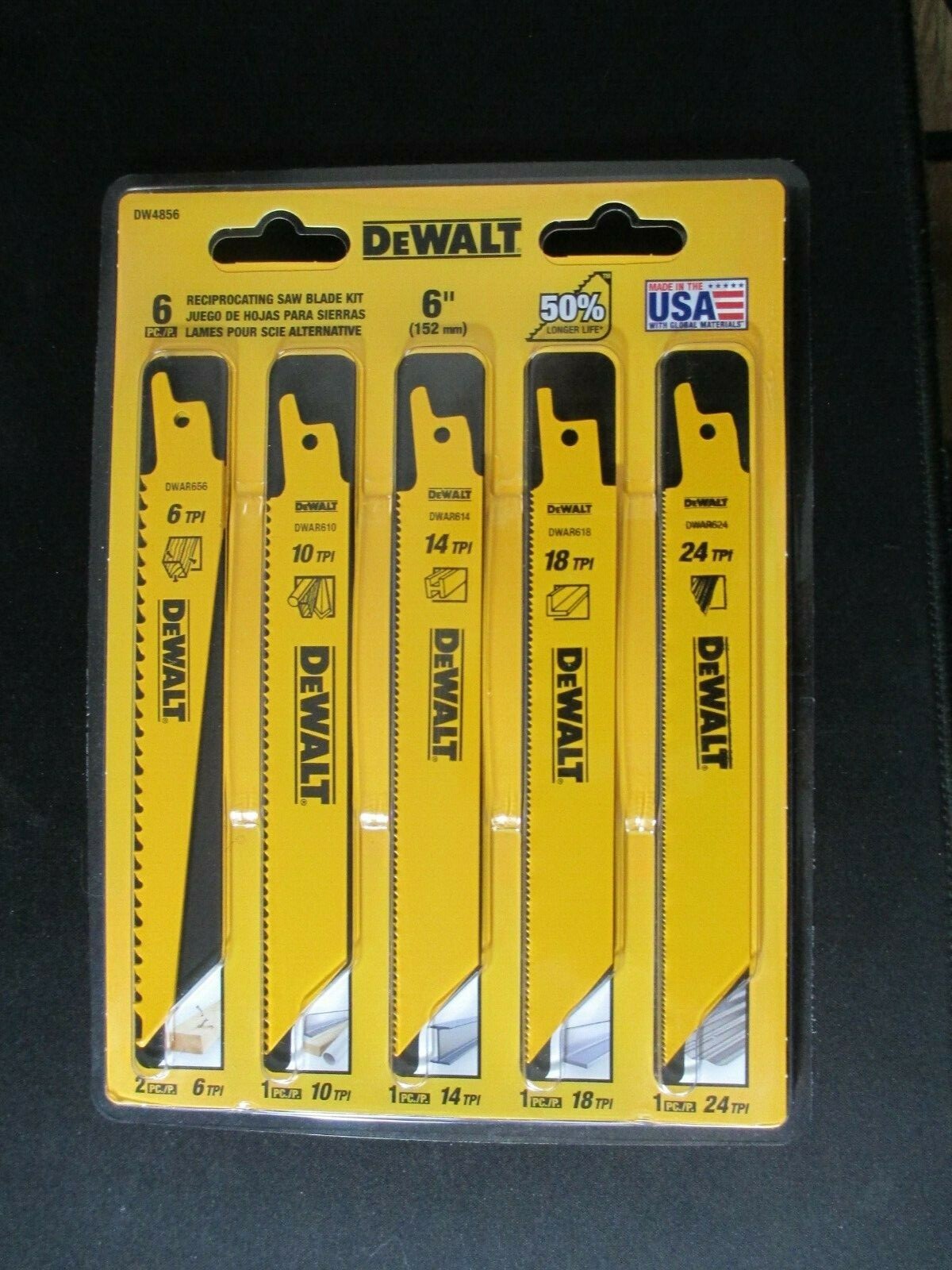 6 PC SAWZALL BLADE SET MET/WOOD