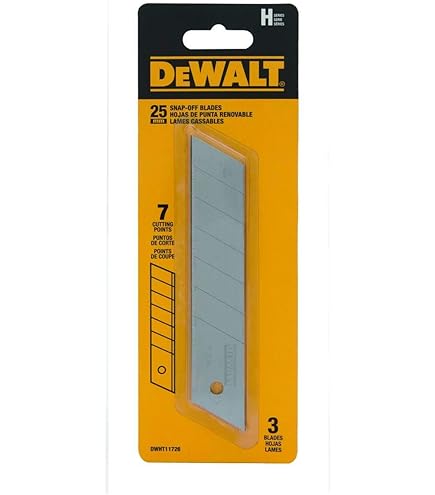 3 PACK SNAPOFF 18MM KNIFE BLADES