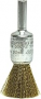 1/2" BRASS WIRE END BRUSH .005