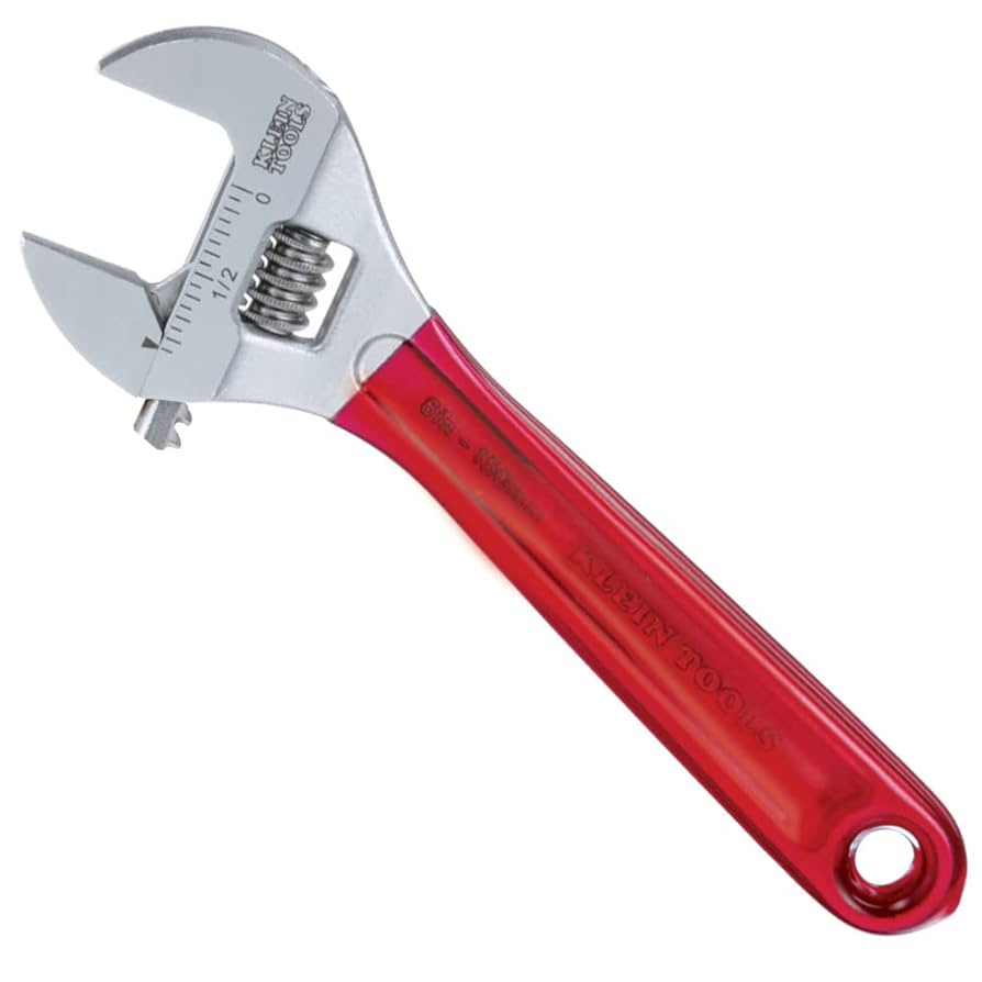 6IN ADJ WRENCH COATED HANDLE