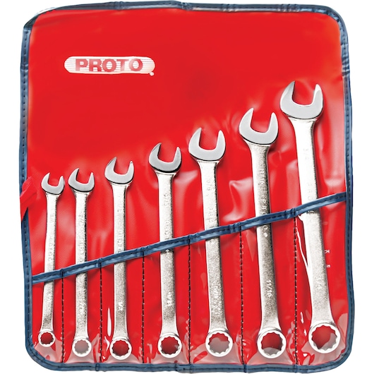 7PC.COMBO WRENCH SET 3/8-3/4"