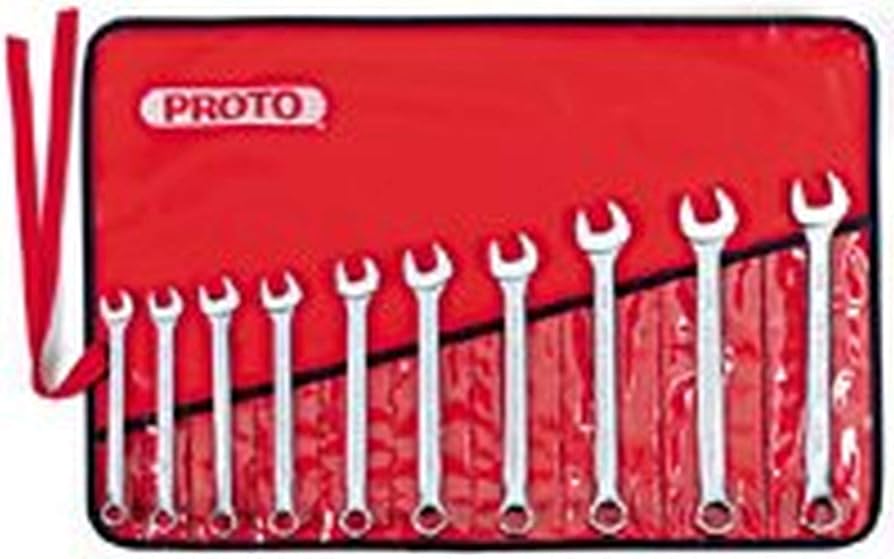 COMB WRENCH SET METRIC 10PC 12PT