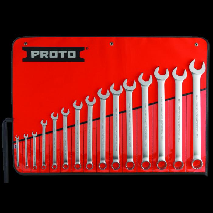 WRENCH SET-METRIC 15PC 12PT