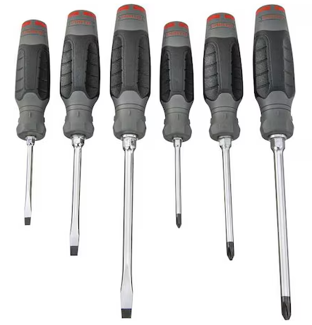 SCREWDRIVER SET 6PC. COMBO