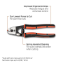 1/4 SOFT,3/16 HARD CABLE CUTTER