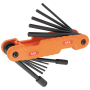 PRO FOLDING HEX KEY SET 11 SAE