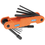 PRO FOLDING HEX KEY SET 10 METRI