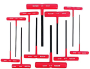 11PC T HANDLE HEX KEY SET