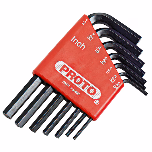 7PC HEX KEY SET 1/4