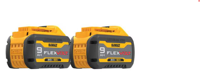 20/60V FLEXVLT 9.0AH BATTERY 2PK