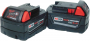 M 18V  TWIN PACK 5.0AH BATTERY