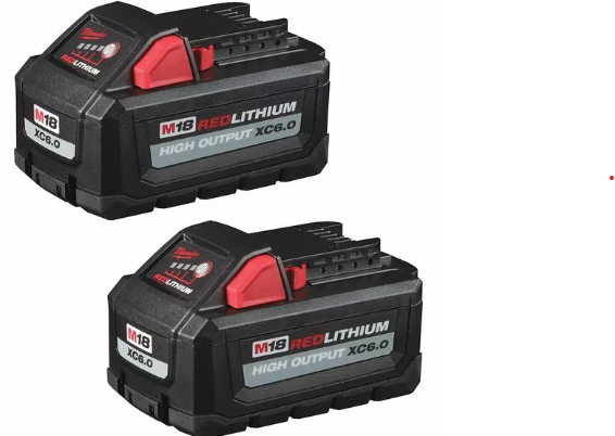 M 18V  TWIN PACK 6.0AH BATTERY