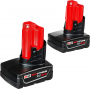 BATTERY M12 RED LITHIUM 2PK 3.0