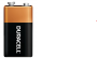 DURACELL 9V ALKALINE BATTERY