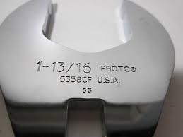 1/2" DR 1-13/16" CROWFOOT WRENCH