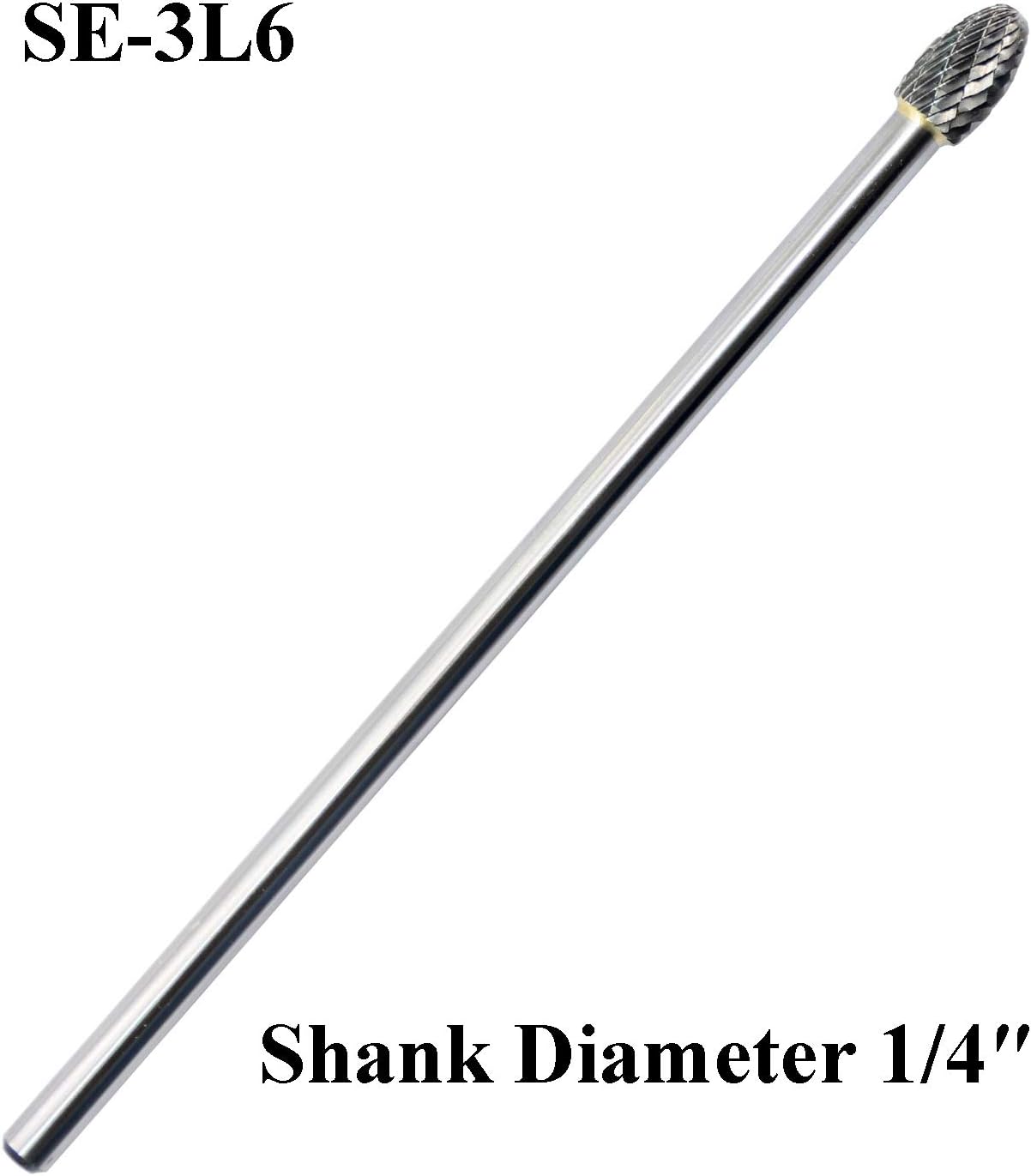 CARBIDE BURR 6" LENGTH 3/8"