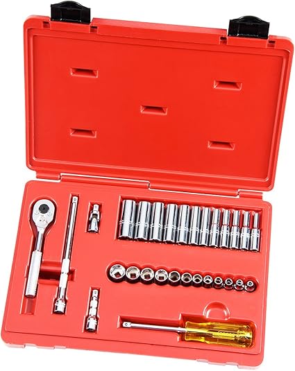 29PC.METRIC SOCKET SET 4-14 6PT.