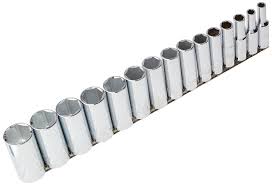 15PC DEEP SOCKET SET 6PT 1-1/4