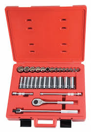 SOCKET SET 1/2DR 30PC 12PT