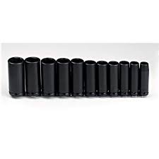 11PC DEEP IMP 1/2" SET 1/2-1-1/8