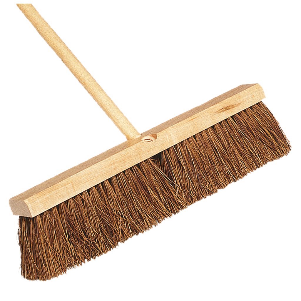 24 INCH STIFF BRISTLE BROOM