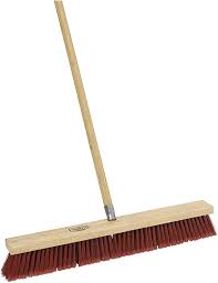 24 INCH SOFT BLK BRISTLE BROOM