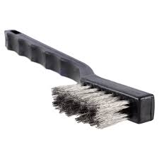 S.S. SML WIRE BRUSH PLASTIC HNDL