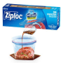 1 PINT ZIPLOC FREEZER BAGS