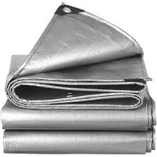 20X30 SILVER CANOPY POLY TARP