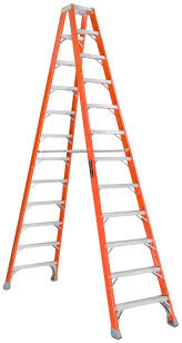 12' FG DOUBLE SIDED STEP LADDER