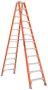 12' FG DOUBLE SIDED STEP LADDER