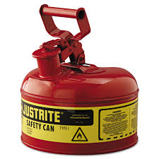 JUSTRITE 7120100 RED SAFETY FUEL CAN 2 GALLON