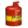 JUSTRITE 7150100 RED SAFETY FUEL CAN 5 GALLON