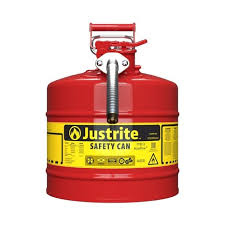 JUSTRITE 7250130 RED SFTY FUEL CAN 5 GAL 1" SPOUT