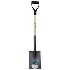 D-HANDLE GARDEN SPADE SQ PNT