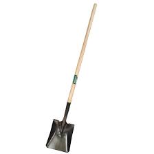 LONG HANDLE SQ PT SHOVEL