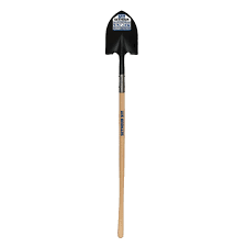 LONG HANDLE RND PT SHOVEL